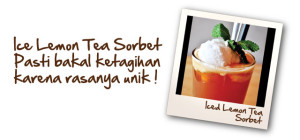 Iced Lemon Tea Sorbet