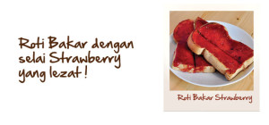 Roti Bakar Strawberry
